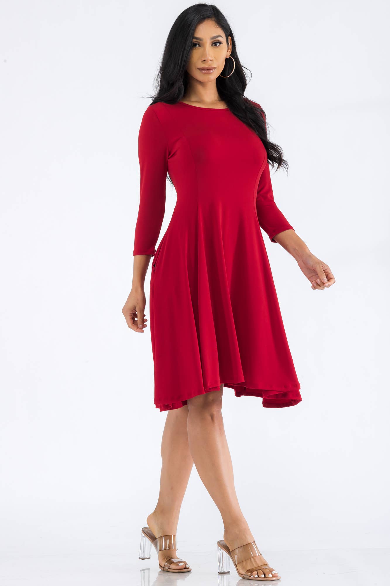 H&H Fashion Inc. – Großhandel Kleid – Damen – HH711X-SL - Langärmliges Tunikakleid22