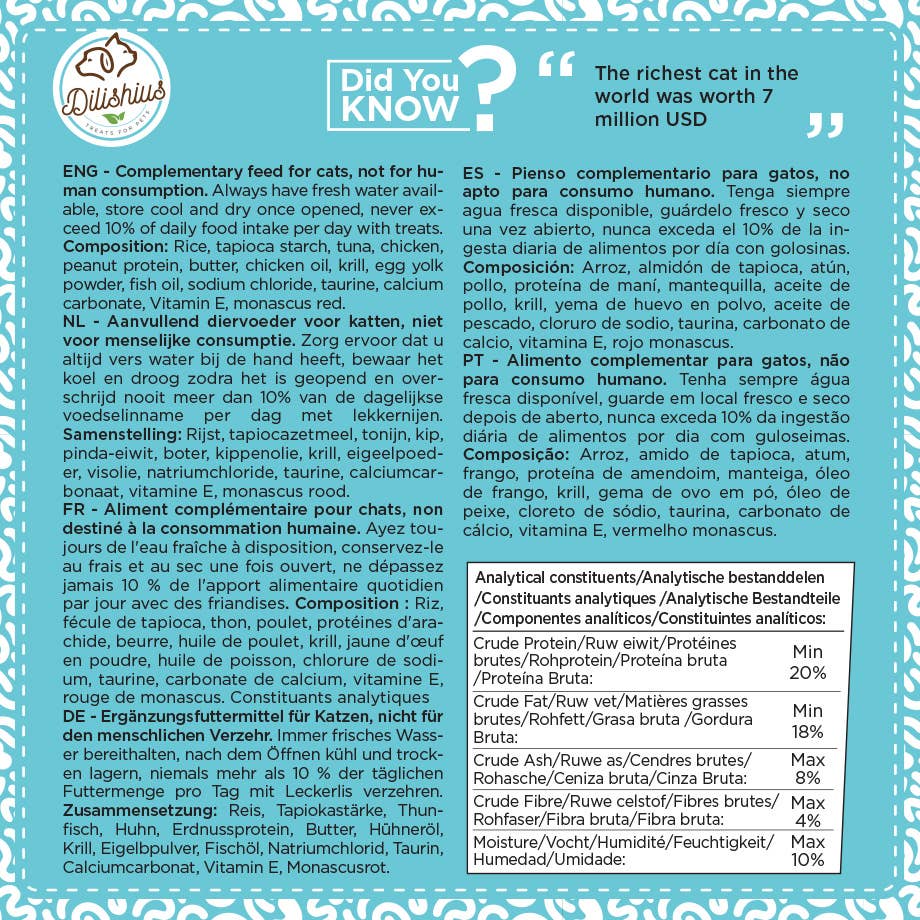 United Pet Brands - Vendita all'ingrosso Dolcetti per animali - Gatti - Croccantini per gatti al Tonno 2 x 420 g2