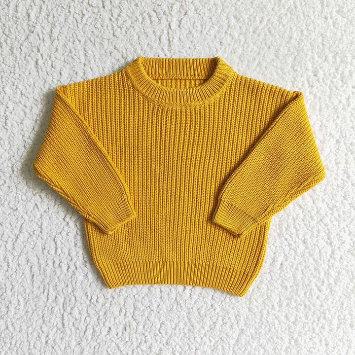 Aier Wholesale - Wholesale Knit Sweater - Kids - Baby Kids Girls Spring Fall Woolen pullover Sweaters