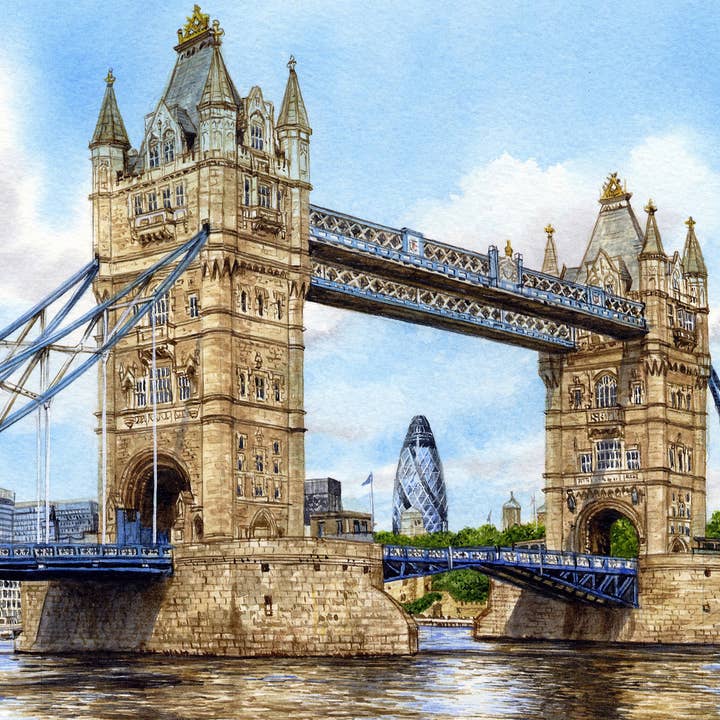 LONDON. 1000 piece Jigsaw.TOWER BRIDGE for wholesale by Robinson Collection