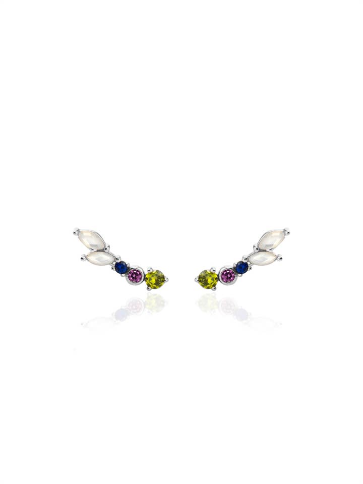 Grimpeurs d'oreilles IVOLI SLV pour la vente par Aran Jewels