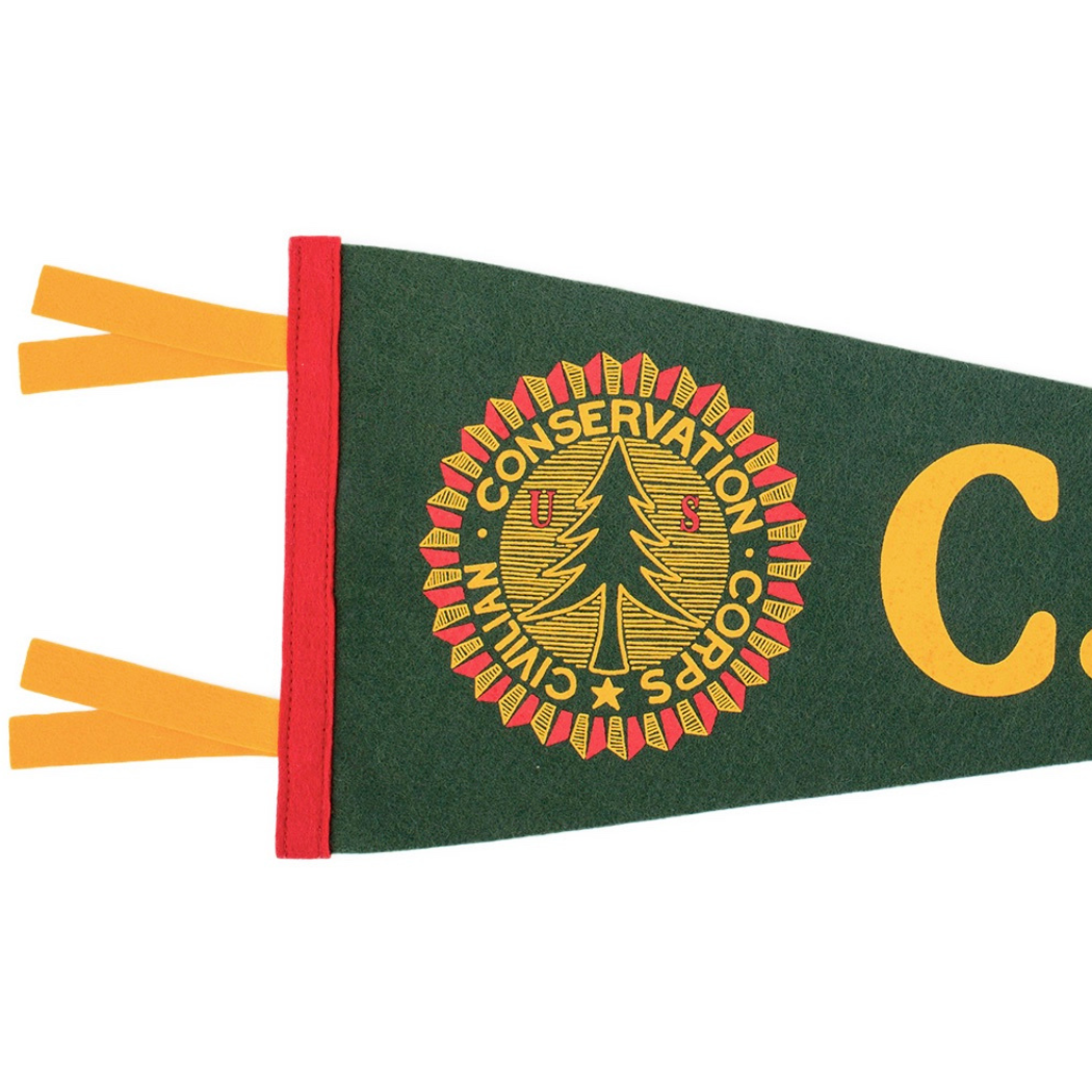 CCC Camp Exchange - Wholesale Flag - Civilian Conservation Corps Pennant CCC1