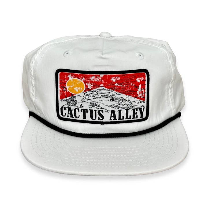 Cappellino Snapback con Corda CA256 Rosso Sky per la vendita all'ingrosso da parte di Cactus Alley Hat Co.