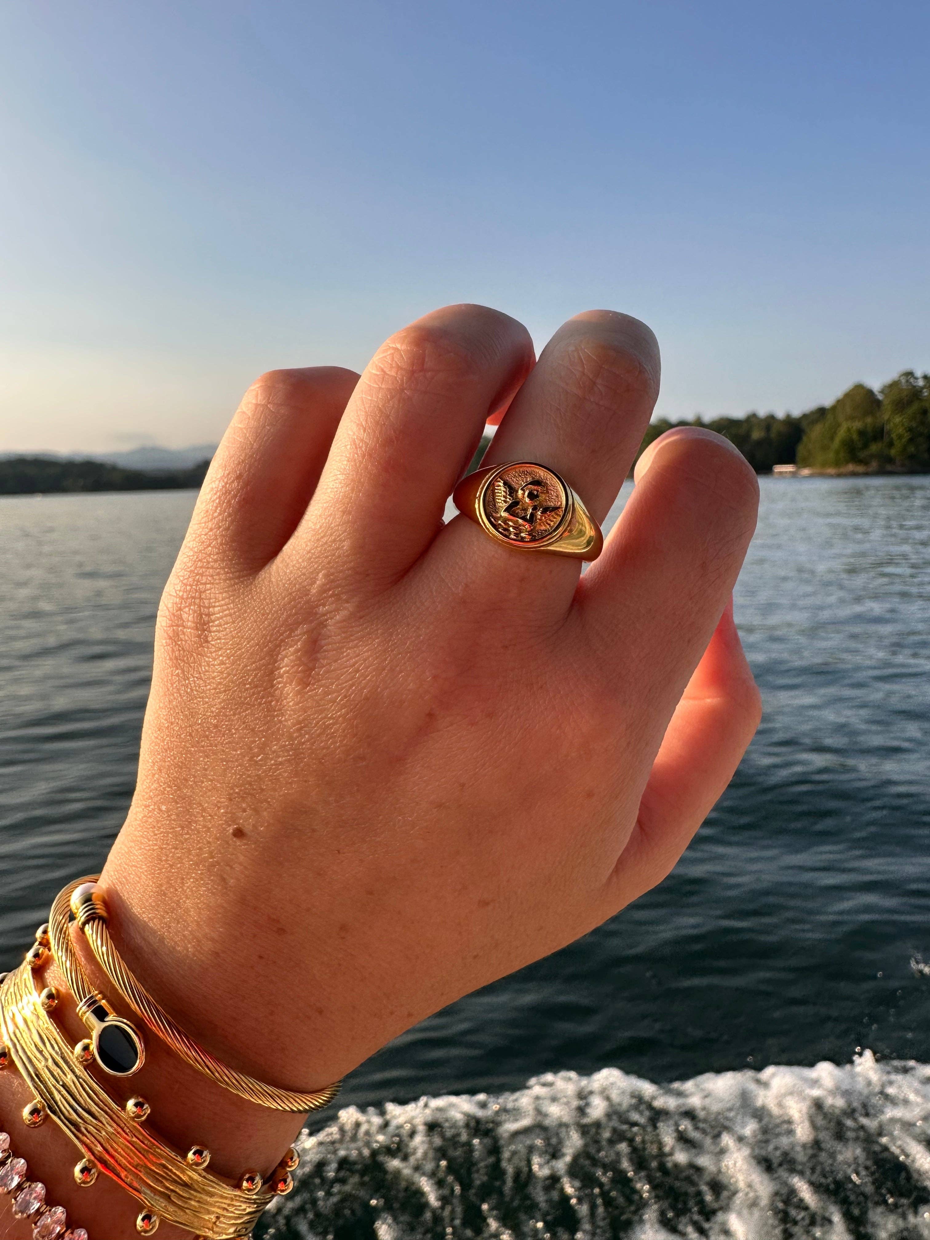 DRIP JEWELRY - Wholesale Cocktail/Statement Ring - Cherub Ring (sizes 7-9)