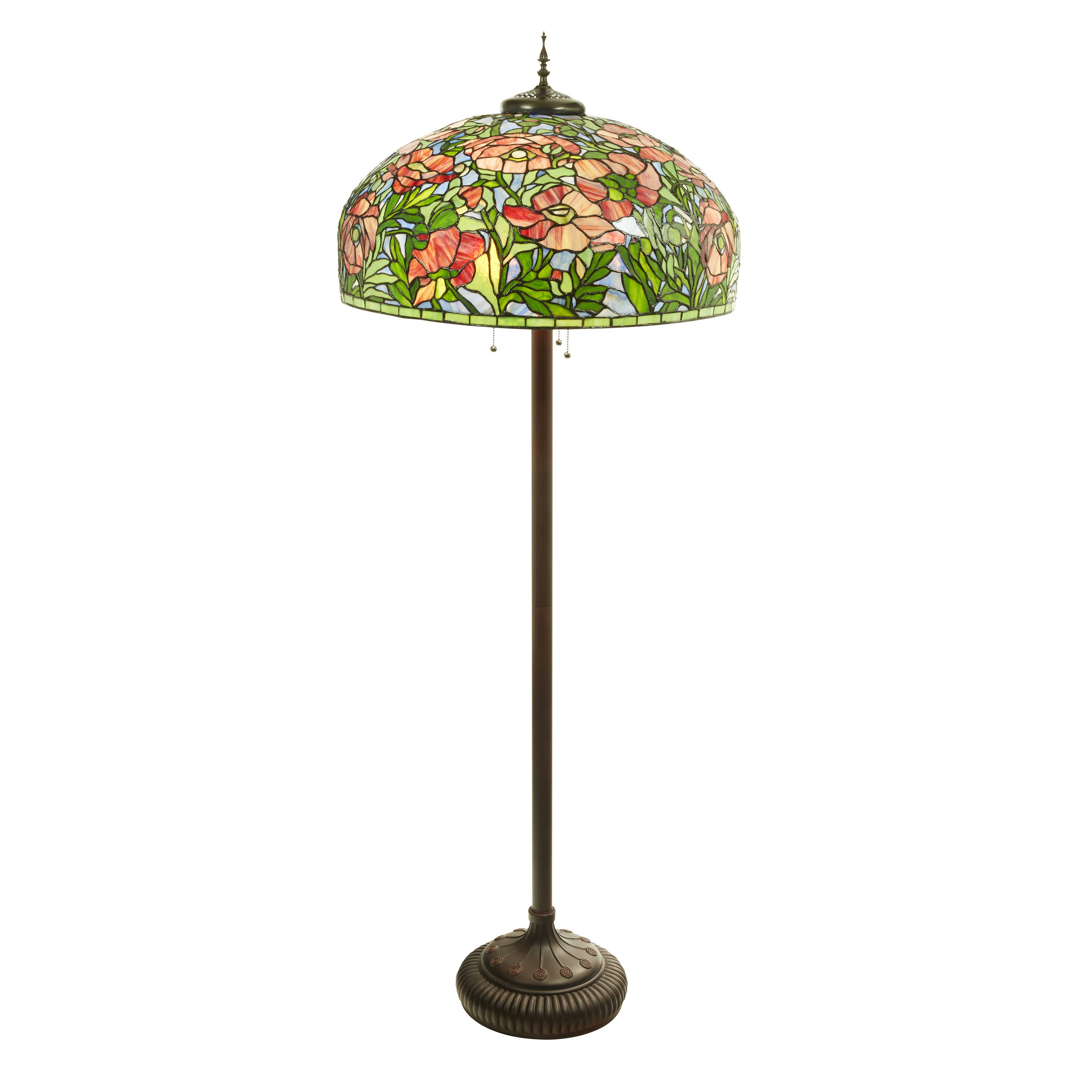 River of Goods - Wholesale Floor Lamp - 69"H Amaya Tiffany-Style Stained Glass Floor Lamp1