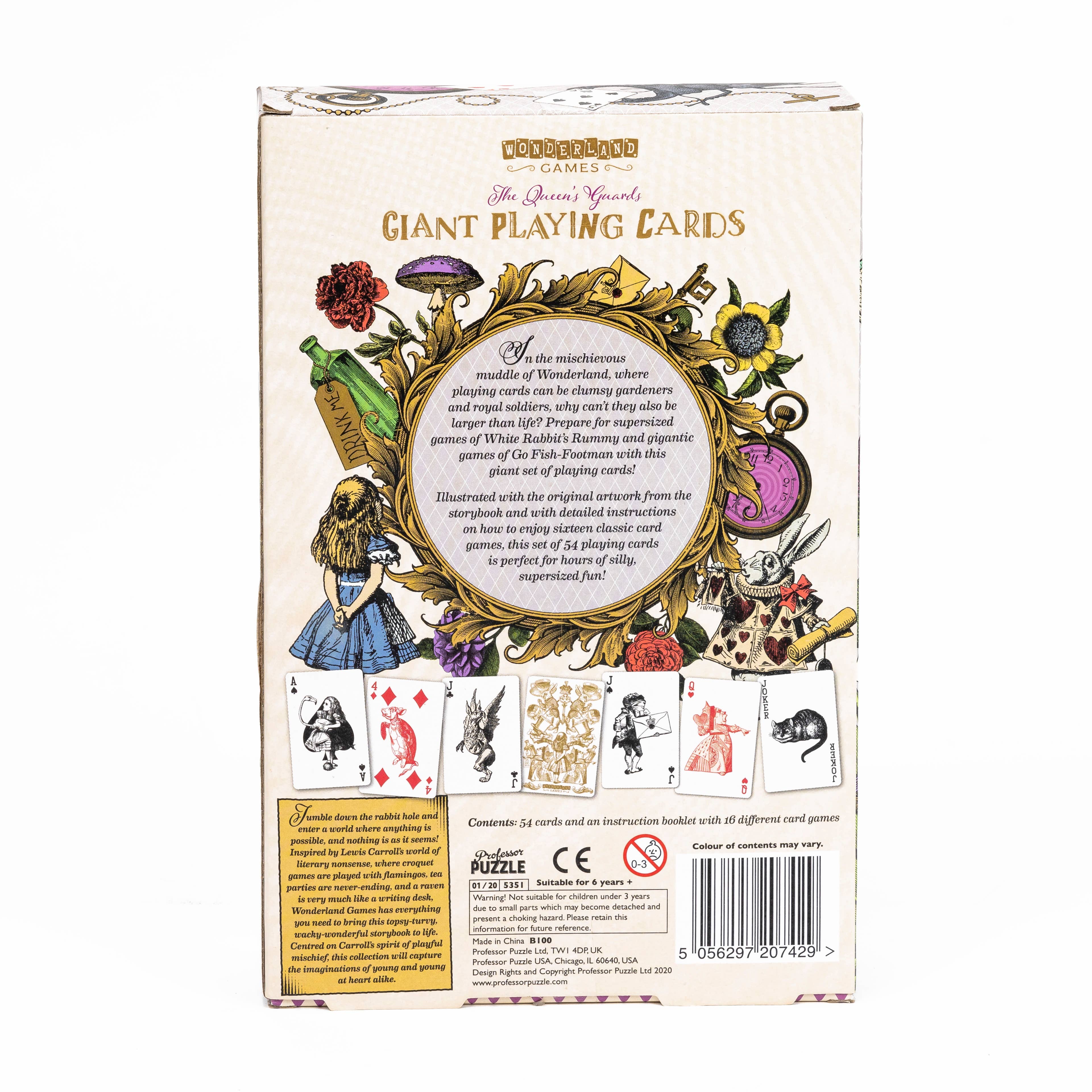 Professor Puzzle USA, Inc. - Wholesale Playing Cards - The Queen's Guards Giant Playing Cards5