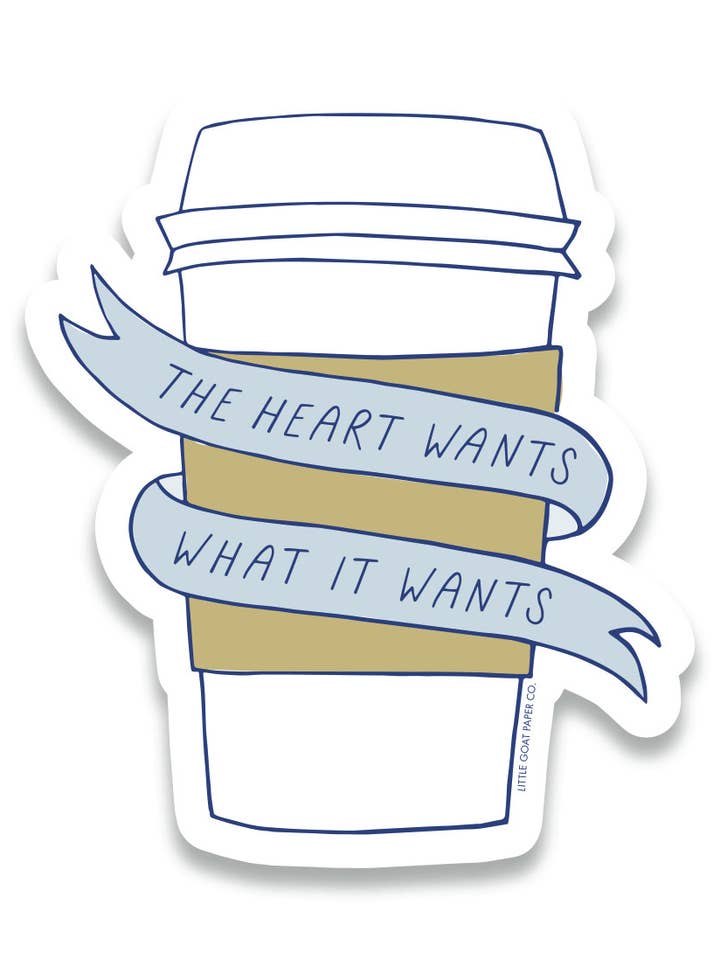 Coffee Sticker for wholesale by Tiny Hooray