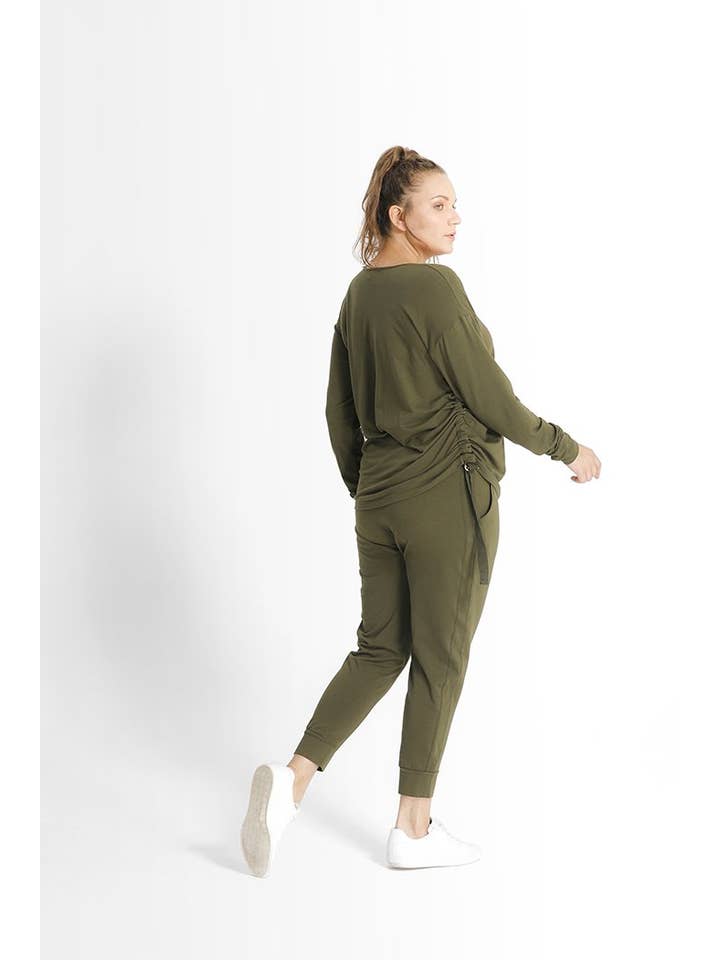 JL Jogger // Army Green for wholesale on Faire3