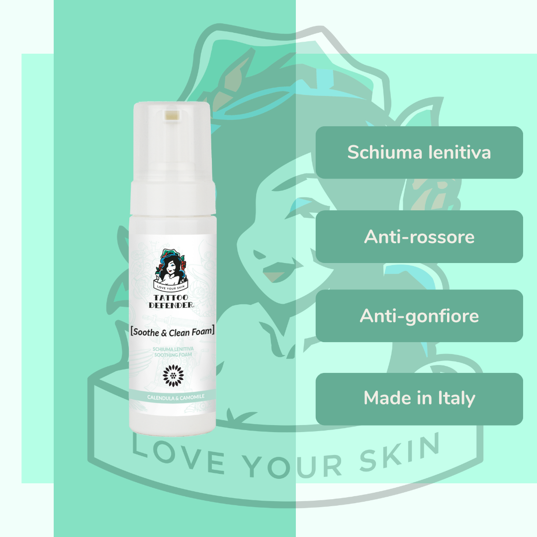 Tattoo Defender – Großhandel Tattoo-Salbe/-Pflege – Reinigungsschaum zur Pflege und Reinigung von Tätowierungen1