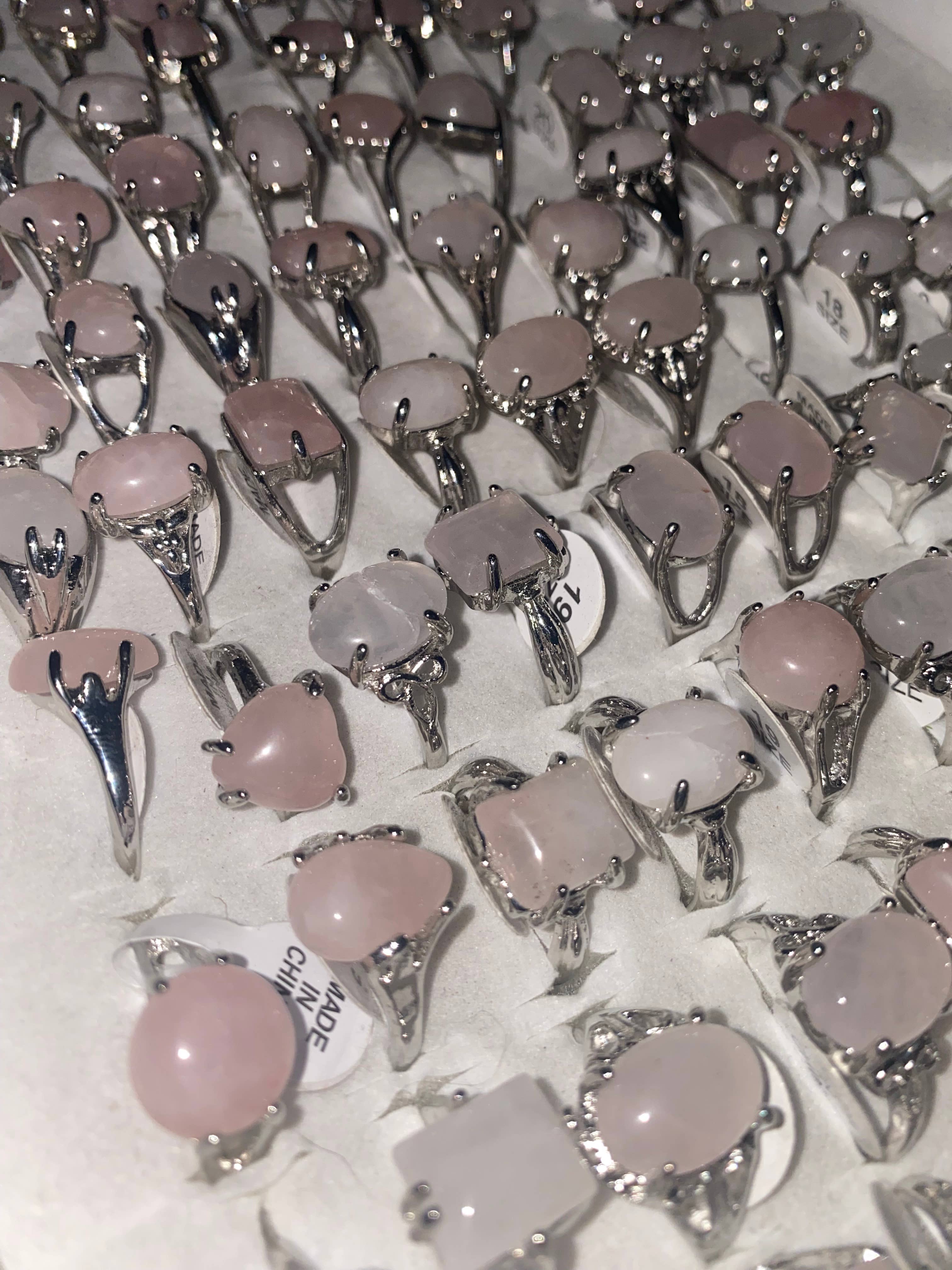 Moon River Designs – Anel de cocktail/declaração por atacado – Conjunto de Anéis de Cristal em Lote com Ajuste5