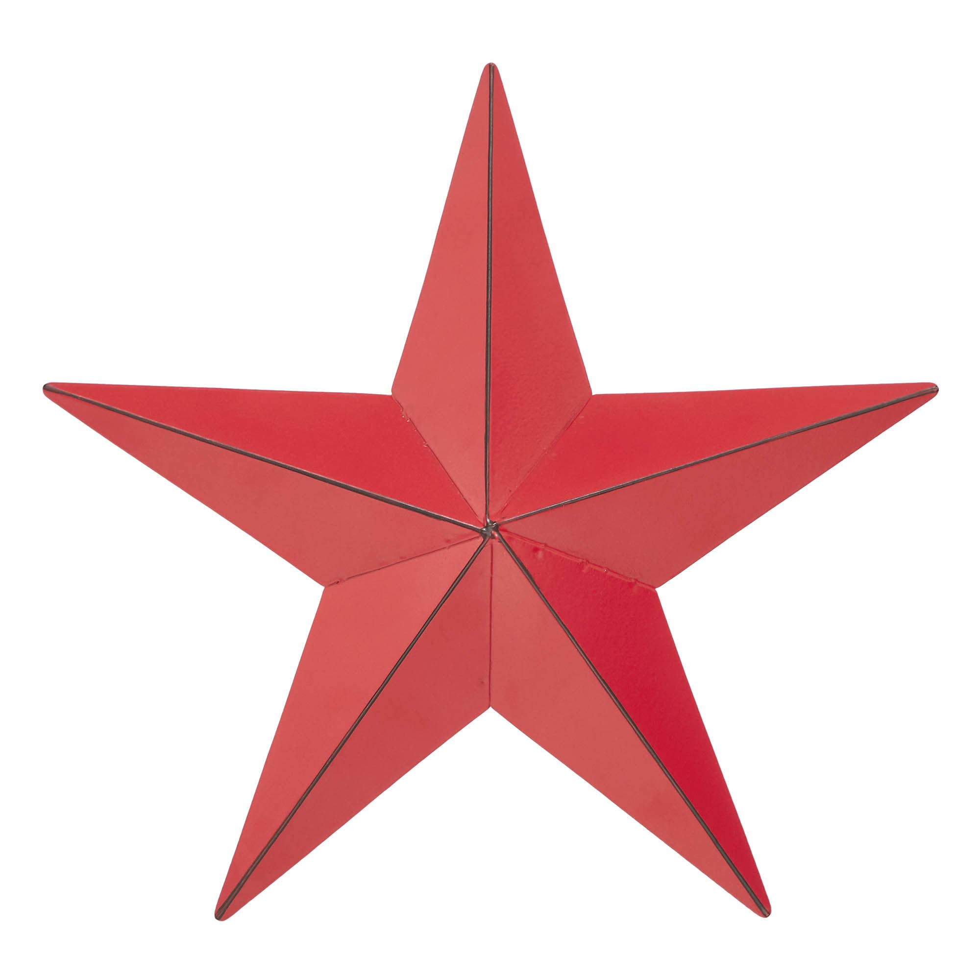 VHC Brands - Wholesale Wall Accent - Metal Star Barn Red Distressed 8x81