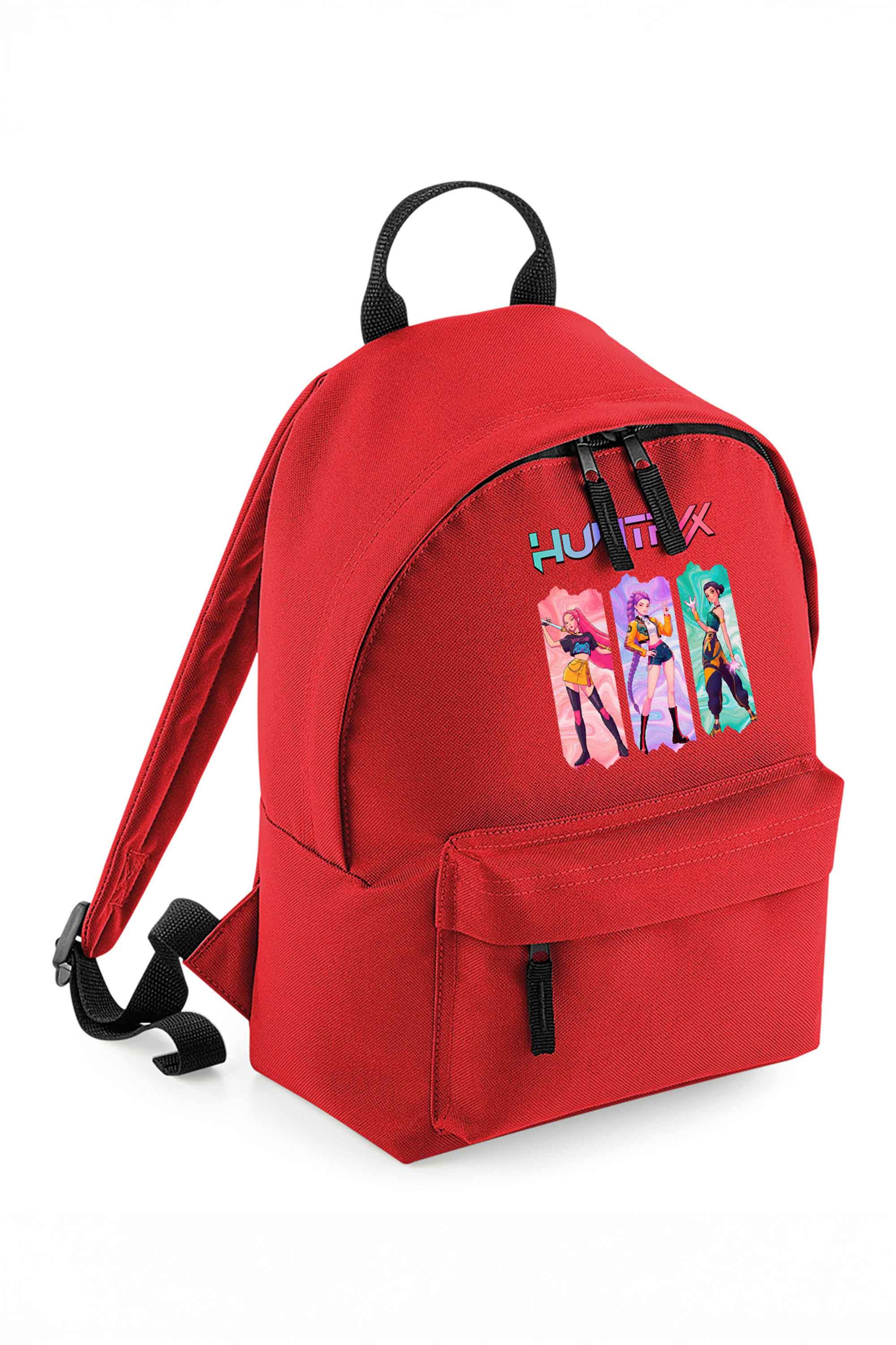 Missi Clothing – wholesale Backpack – Child – Kids K-pop Trio Graphic Printed Mini Backpack3