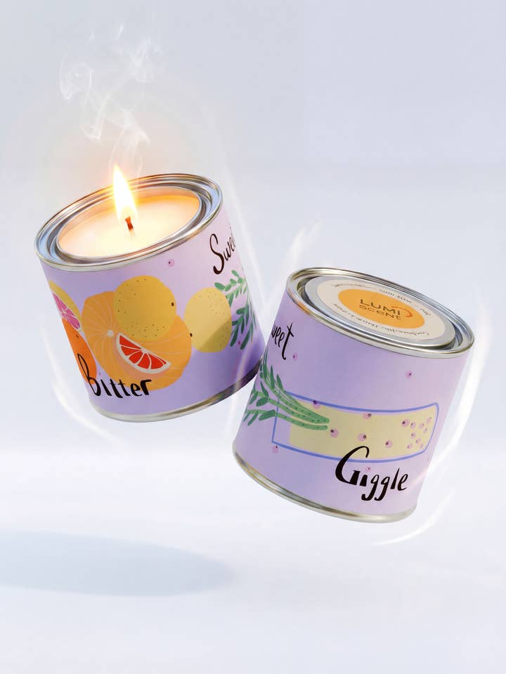 Tin Jar Soy Wax | Bitter Sweet Giggle for engroshandel hos Bodi Candle