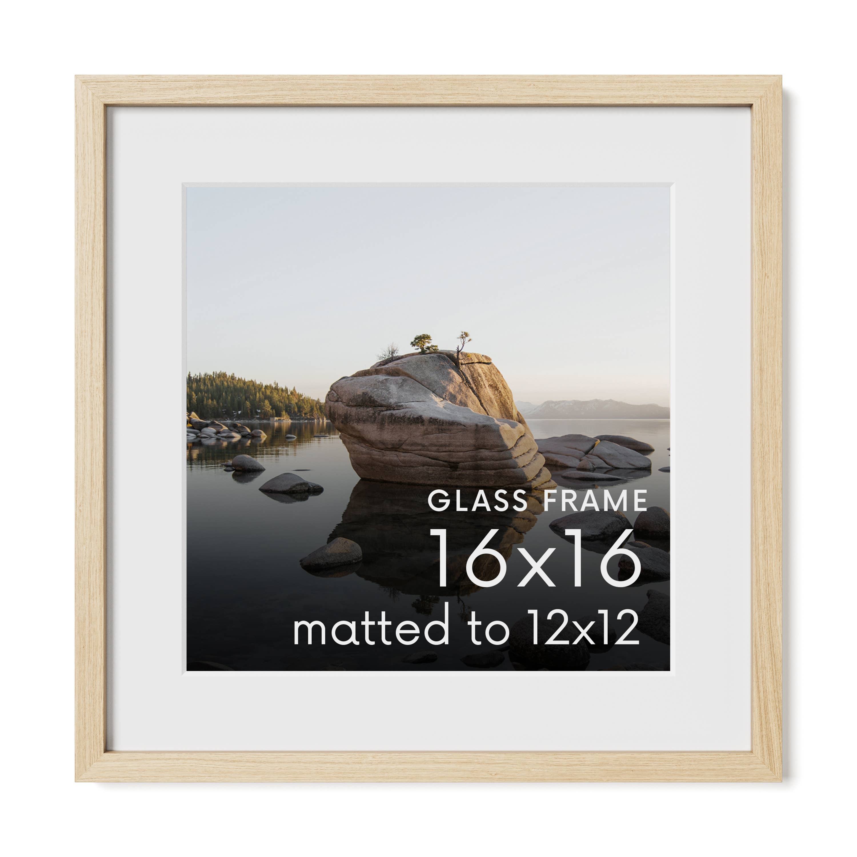 Haus and Hues - Wholesale Picture Frame - Natural Oak Frame with Glass13