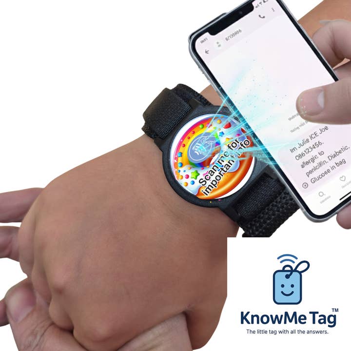 Bracelet réglable en Velcro - Debbie Donut pour la vente par KnowMe Tag