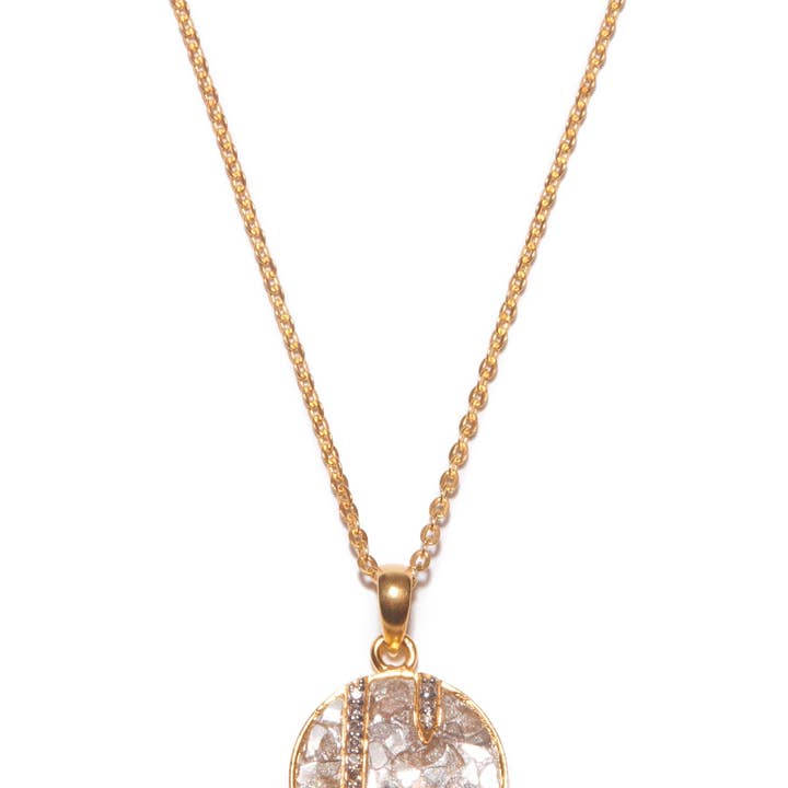 Rumeli Pendant Gold for wholesale by Shana Gulati Jewelry