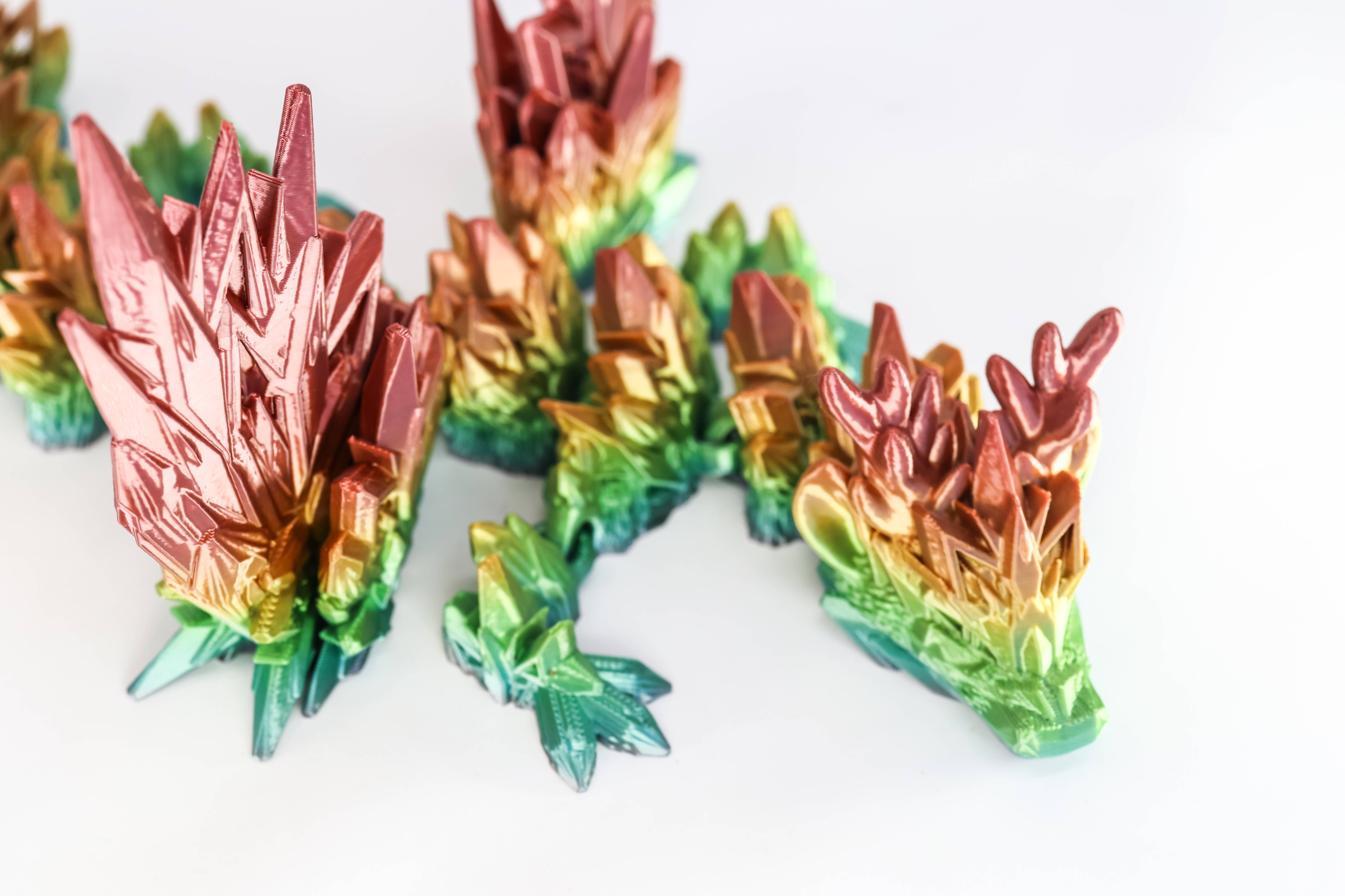 Ruby’s dragons - Vente Figurine – enfant - Grands dragons avec ailes imprimés en 3D — couleurs assorties12