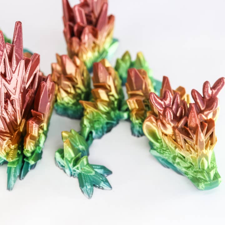 Ruby’s dragons - Vente Figurine – enfant - Grands dragons avec ailes imprimés en 3D — couleurs assorties12