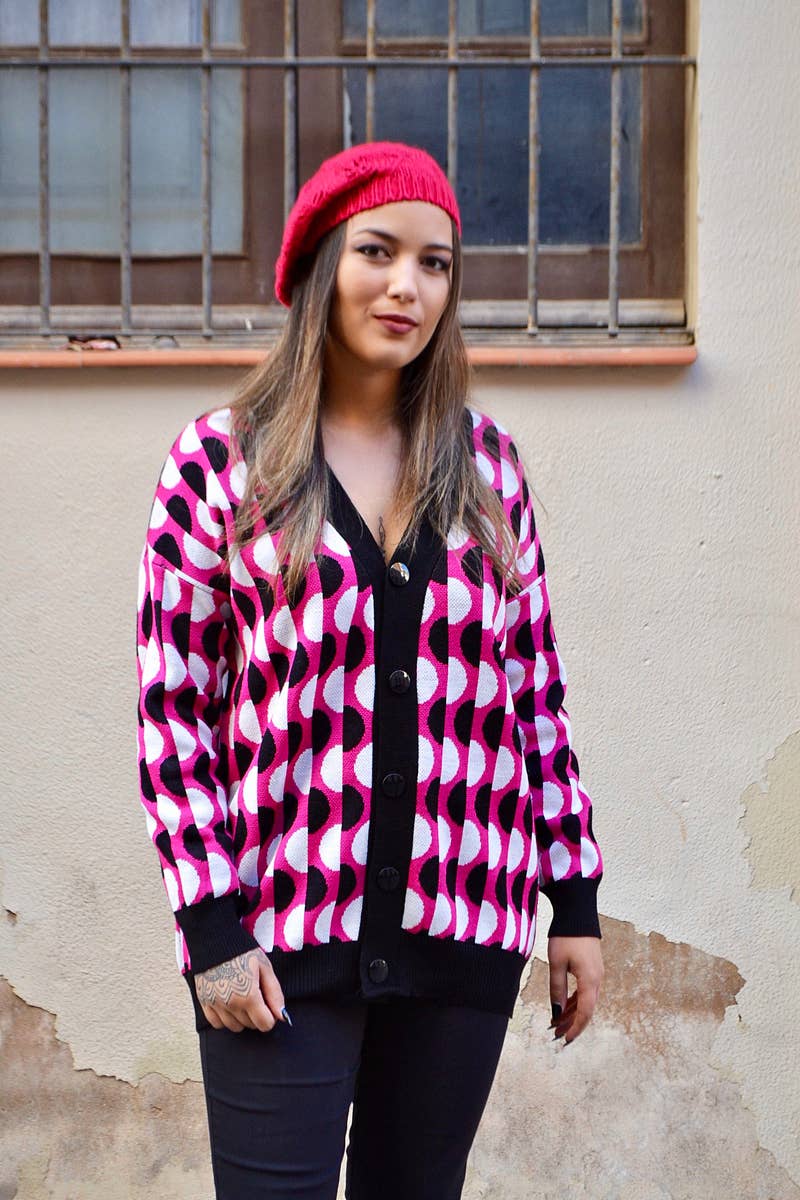 Flipa Barcelona - Wholesale Cardigan - Women's - Geo Cardigan3