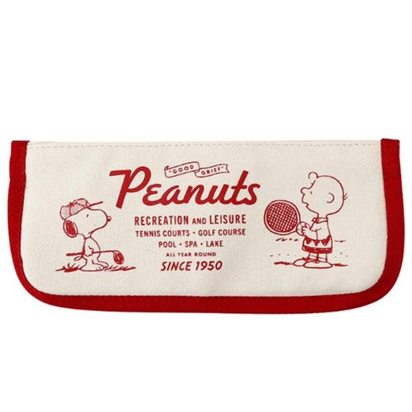 PEANUTS SNOOPY SLIM PENCIL CASE - RED for wholesale by BCZShop