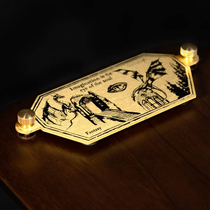 CoraCreaCrafts - Wholesale Clipboard - Dragon Wooden Clipboard1