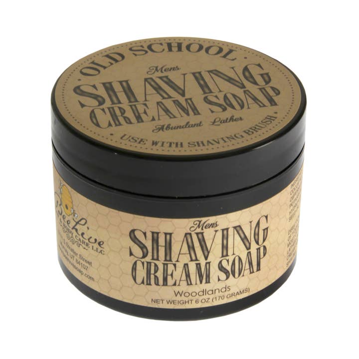 Mens Shaving Cream Soap for wholesale by Beehive Soap and Body Care