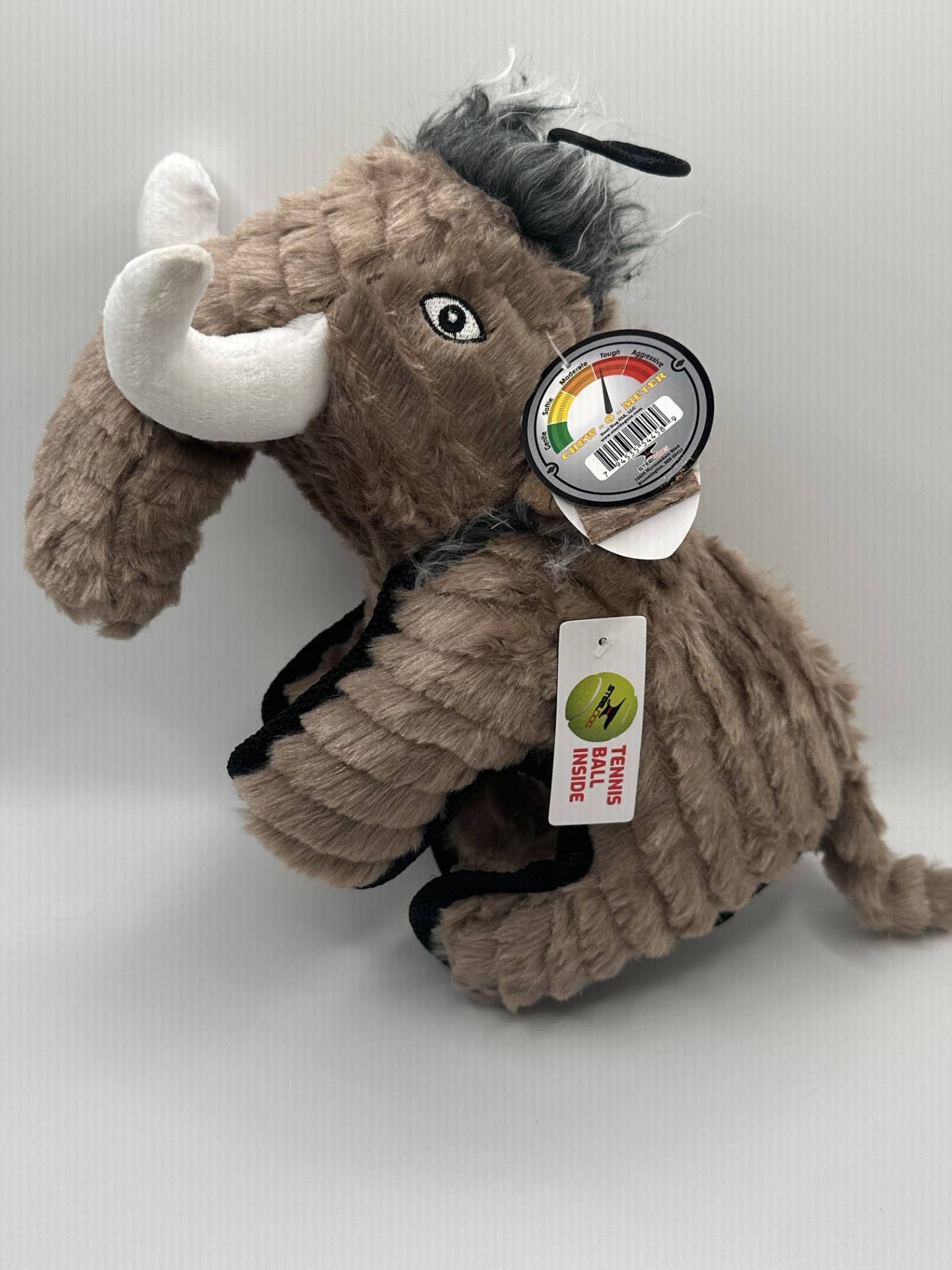 STEELDOG USA LLC - Vente Peluche – chien - Mammouth laineux Ruffian Dino1