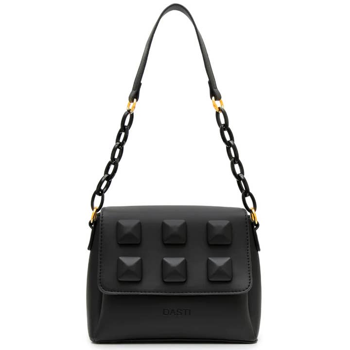 DASTI - Wholesale Crossbody Bag - Women's - Dasti Handbags with Massive Studs for Women, Black