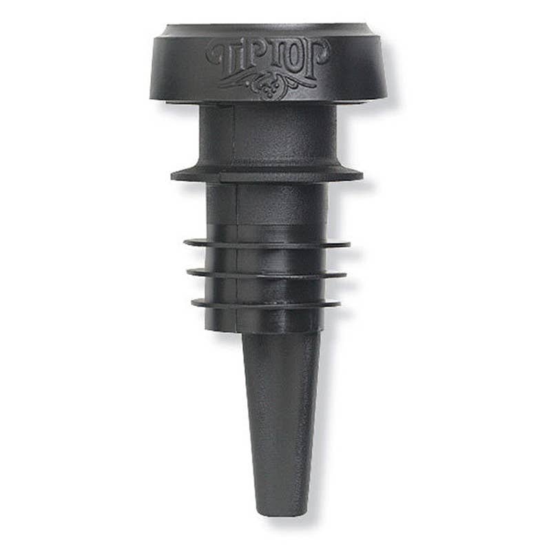 IWA Wine Accessories - Wholesale Wine Stopper - Tiptop Reusable Wine Cork Black #30-20080