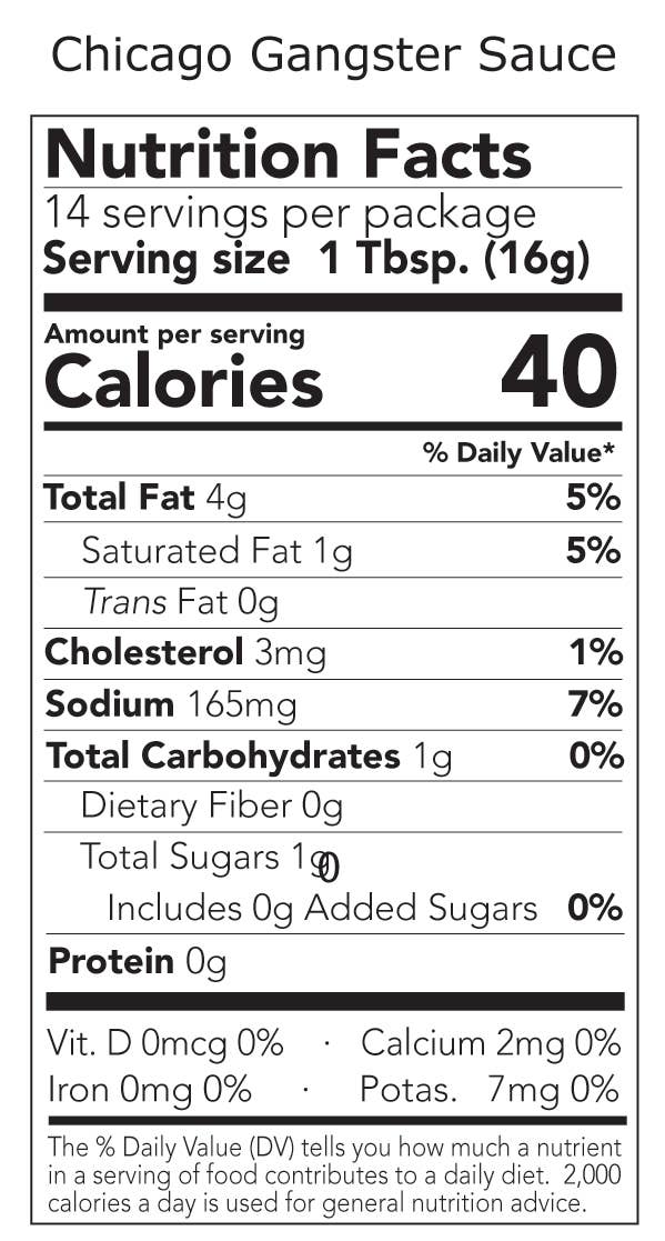 Big Fork – wholesale Mayo – Gangster Sauce – Creamy Truffle, Giardiniera, Tangy Aioli5