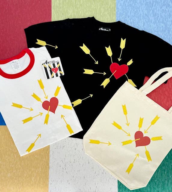 Astro Bettie - Wholesale Lapel Pin/Button - MCM Carefree Heart and Arrows Enamel Pin Pack!1