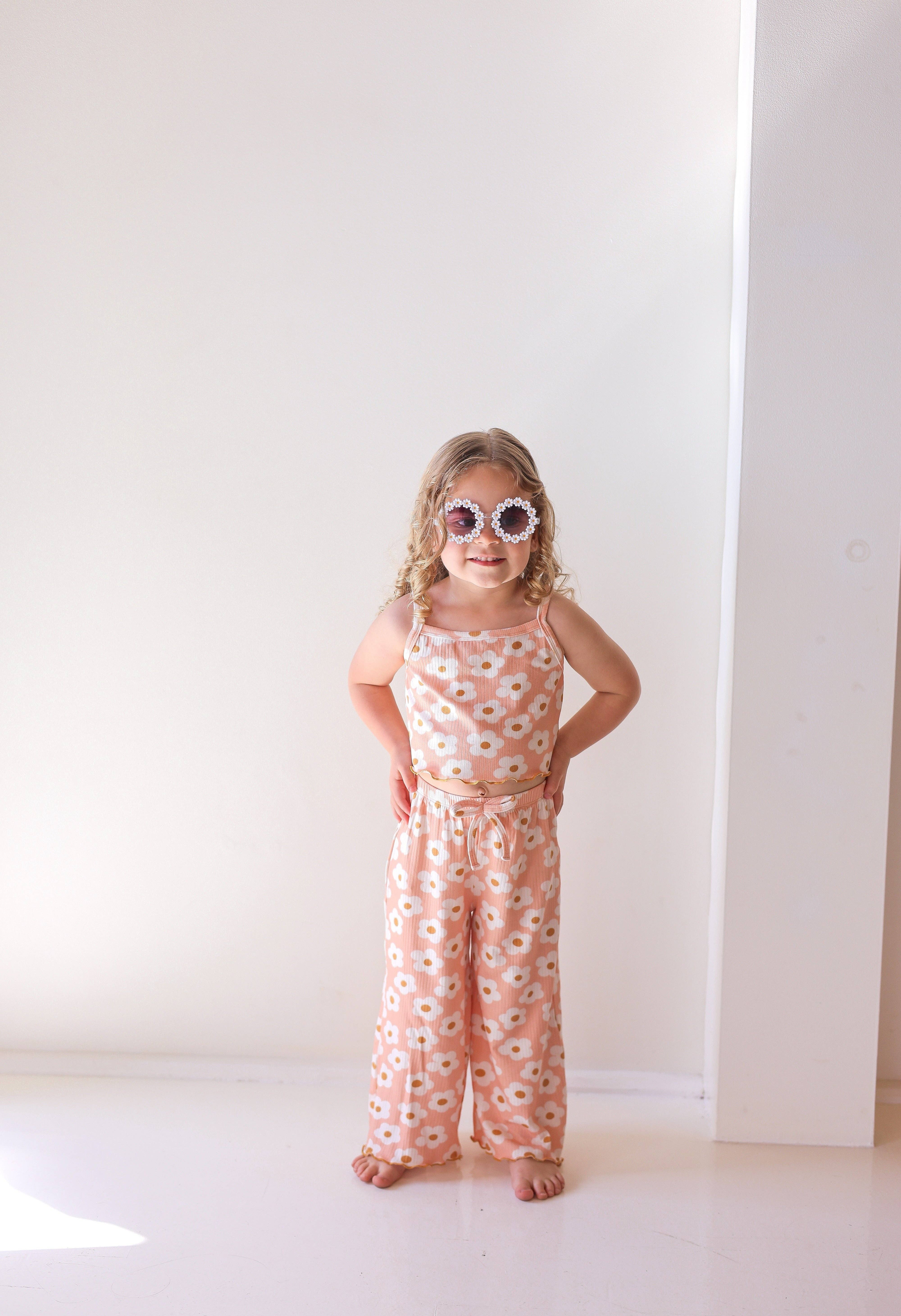 Celebrate Your Tribe - Wholesale Top & Pant Set - Kids - Flower Child Tank Set2