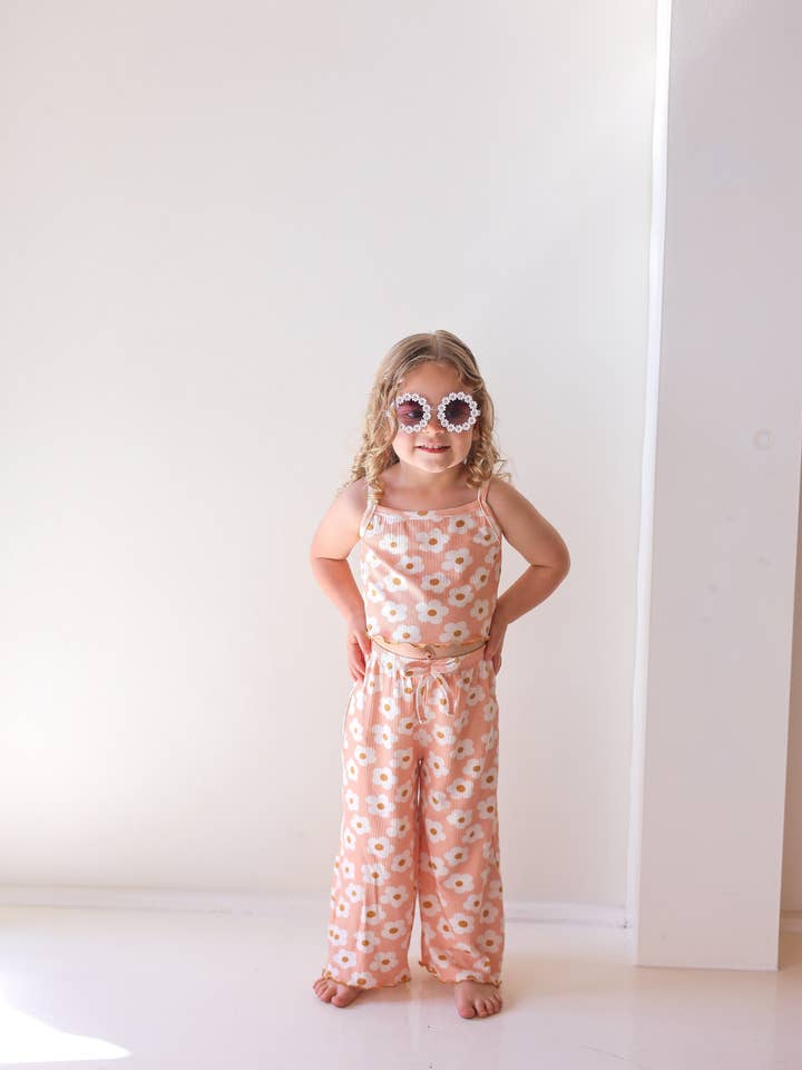 Celebrate Your Tribe - Wholesale Top & Pant Set - Kids - Flower Child Tank Set2