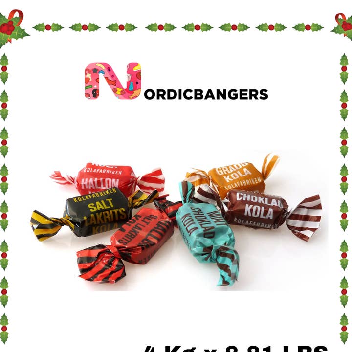 Nordicbangers - Swedish Candy Supply - Wholesale Hard Candy - Swedish Christmas Candy - Cola Mix0