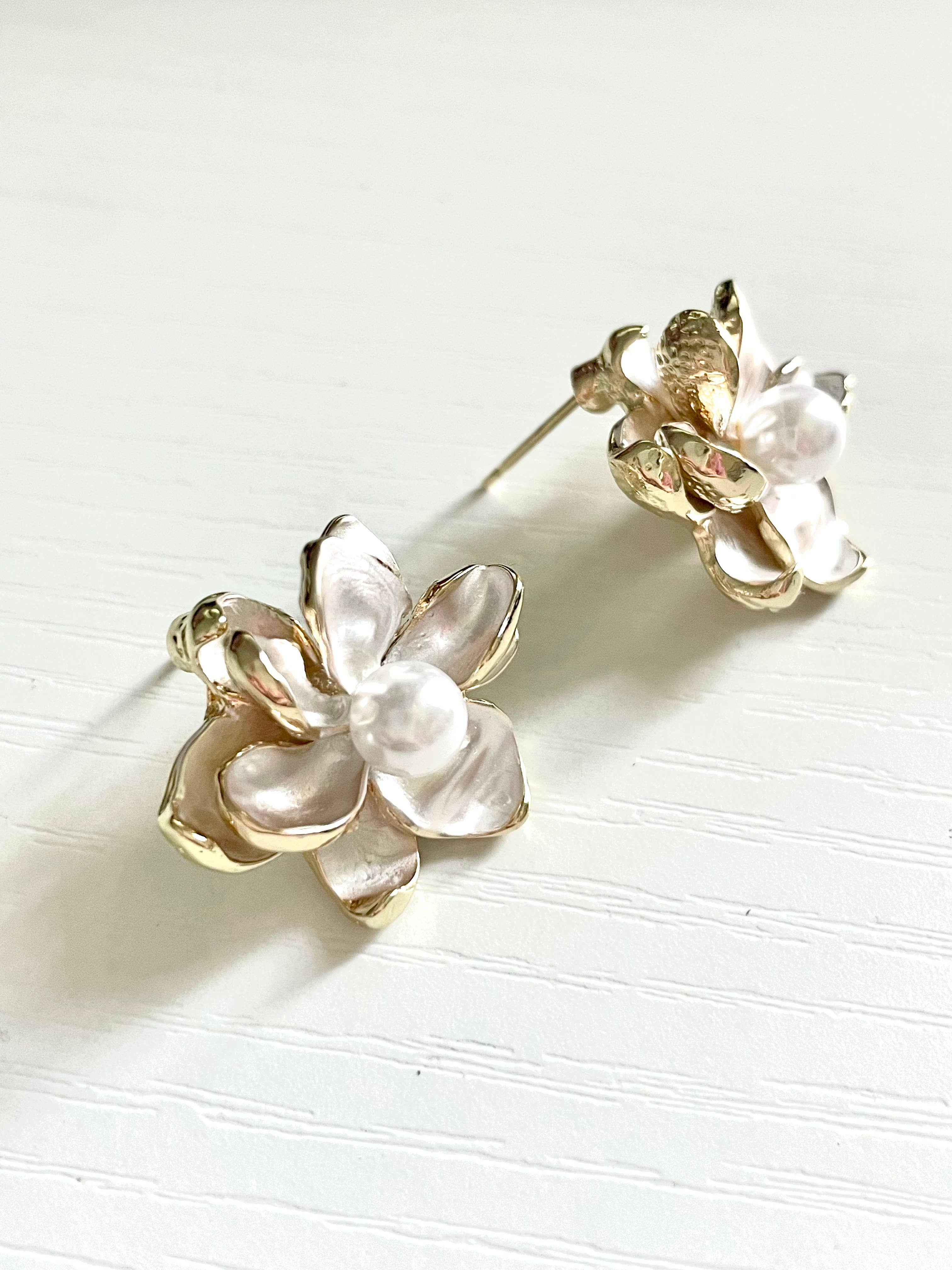 Louie Love - Vente Clous d'oreille - Boucles d'oreilles quotidiennes Magnolia du Sud de Louisiane1