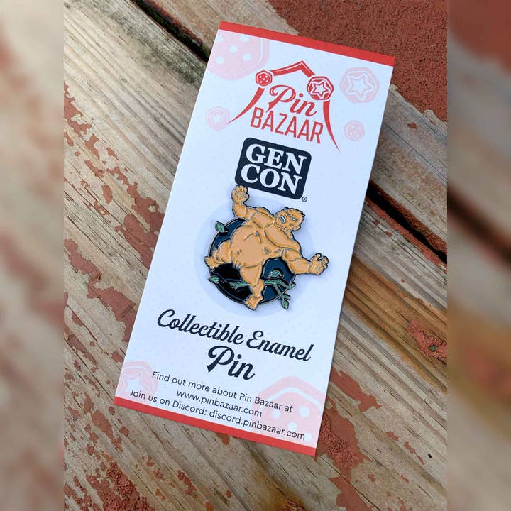 Left Justified Studio & Prolific Games - Wholesale Lapel Pin/Button - Sasquatch Pin for Flapjacks & Sasquatches