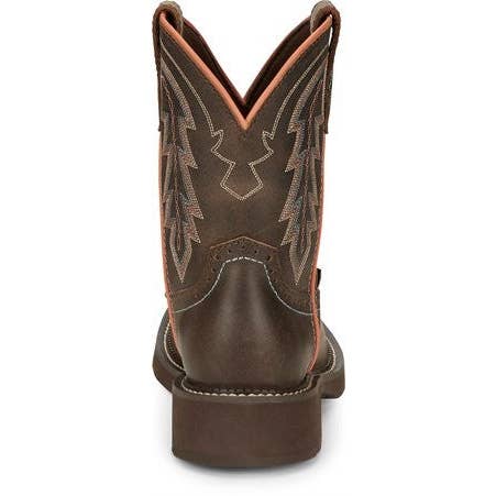 JPC Equestrian - Vente Bottes de cowboy – femme - Botte western brune à bout rond Justin Gypsy® Lyla Bay pour femmes5