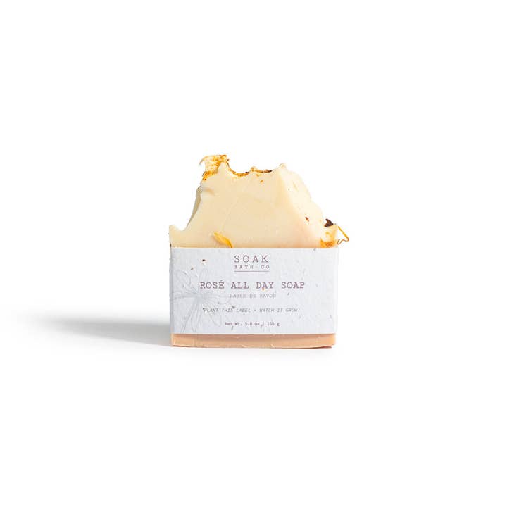 SOAK Bath Co - Wholesale Bar Soap - Rosé All Day Soap Bar – A Spring & Mother’s Day Bestseller8
