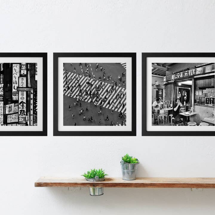 Glasgow Black And White Photography Prints Gallery Wall Set Of Three for wholesale by Mo & Paul Photography