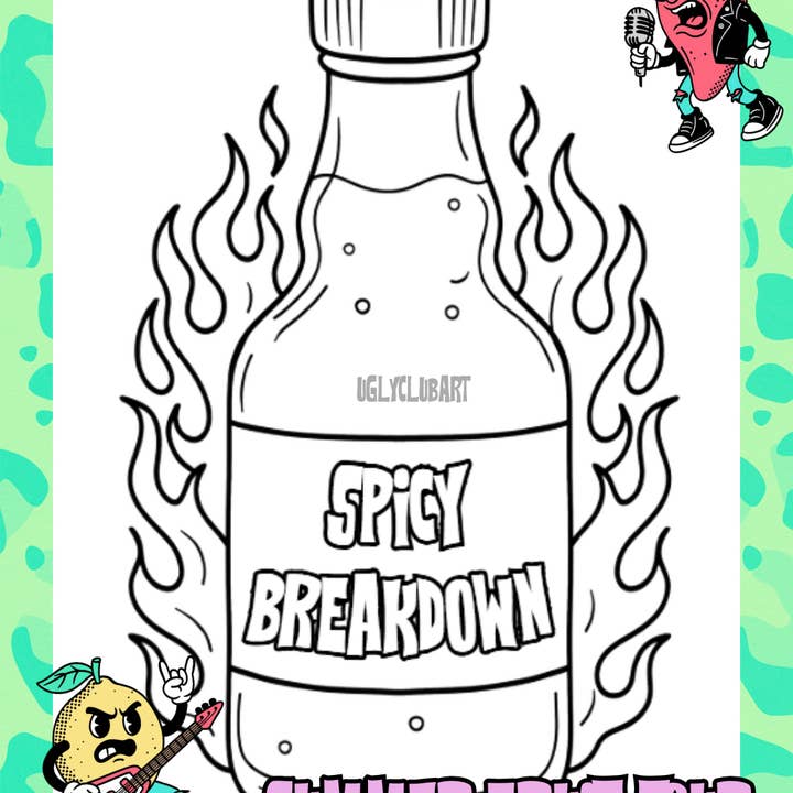 Mindful Colorings - Wholesale Colouring and activity book – adult - Coloring & Activity Book: Summer Fruit Tour7