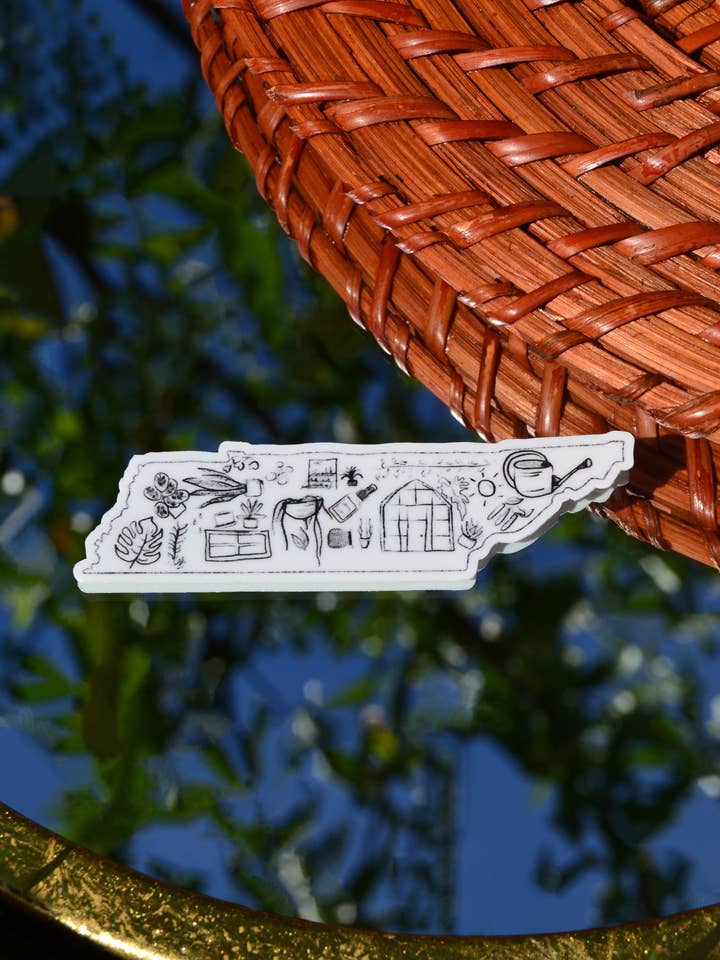 Tennessee Sticker for wholesale by Split Leaf Designs