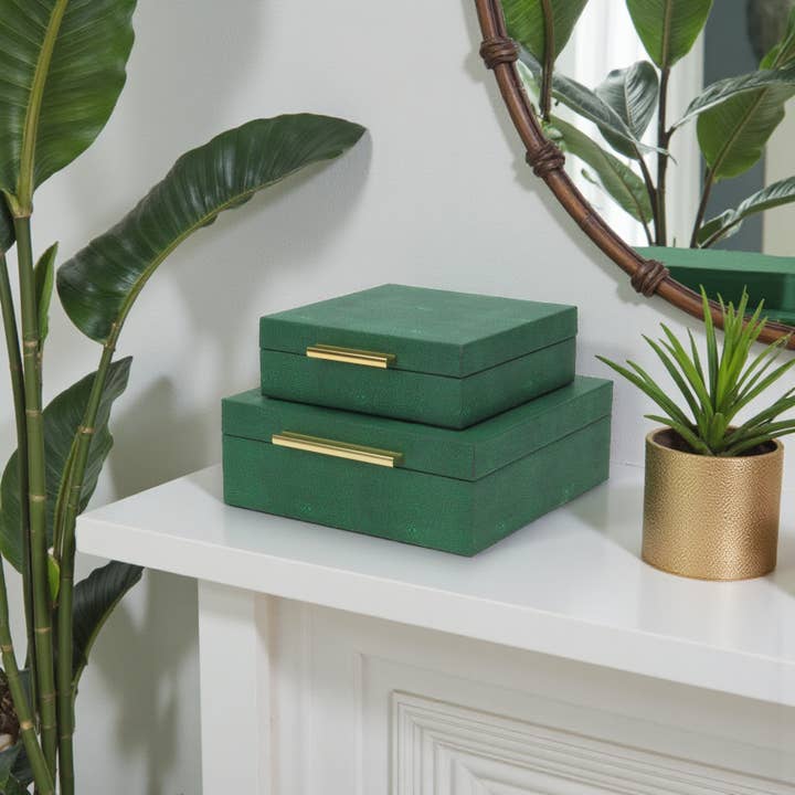 Cheungs Home Decor - Wholesale Decorative Box - Lusan Square Decorative Box Set17