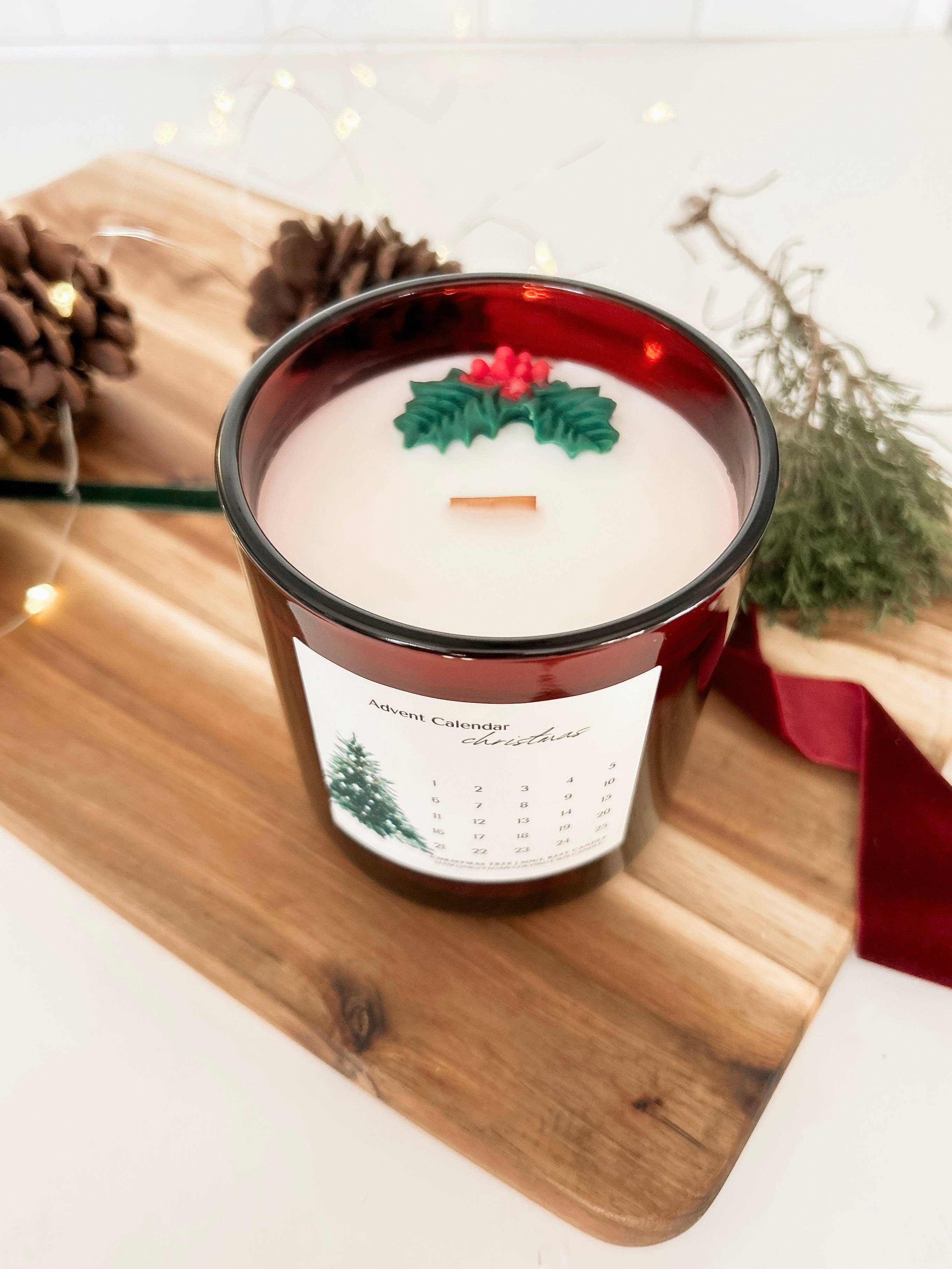 Soul Rest Candle Co. - Wholesale Jar/Filled Candle - 2025 Advent Calendar 12oz Candle1