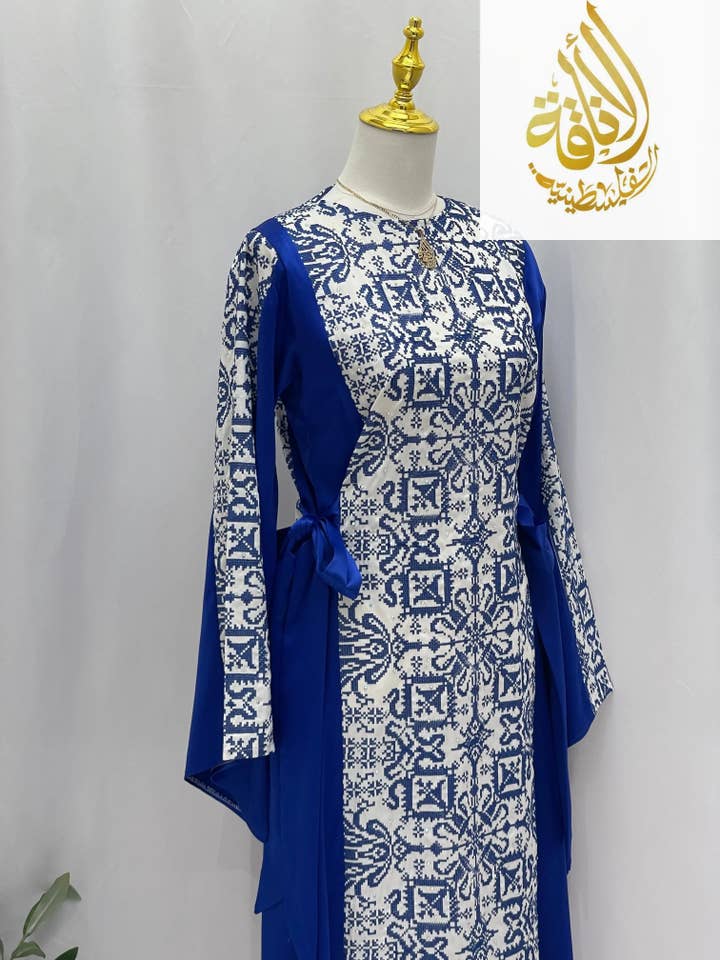 Palestinian Elegance - Wholesale Dress - Women's - Modern Zahra Embroidered Dress | Modest Palestinian Thobe31