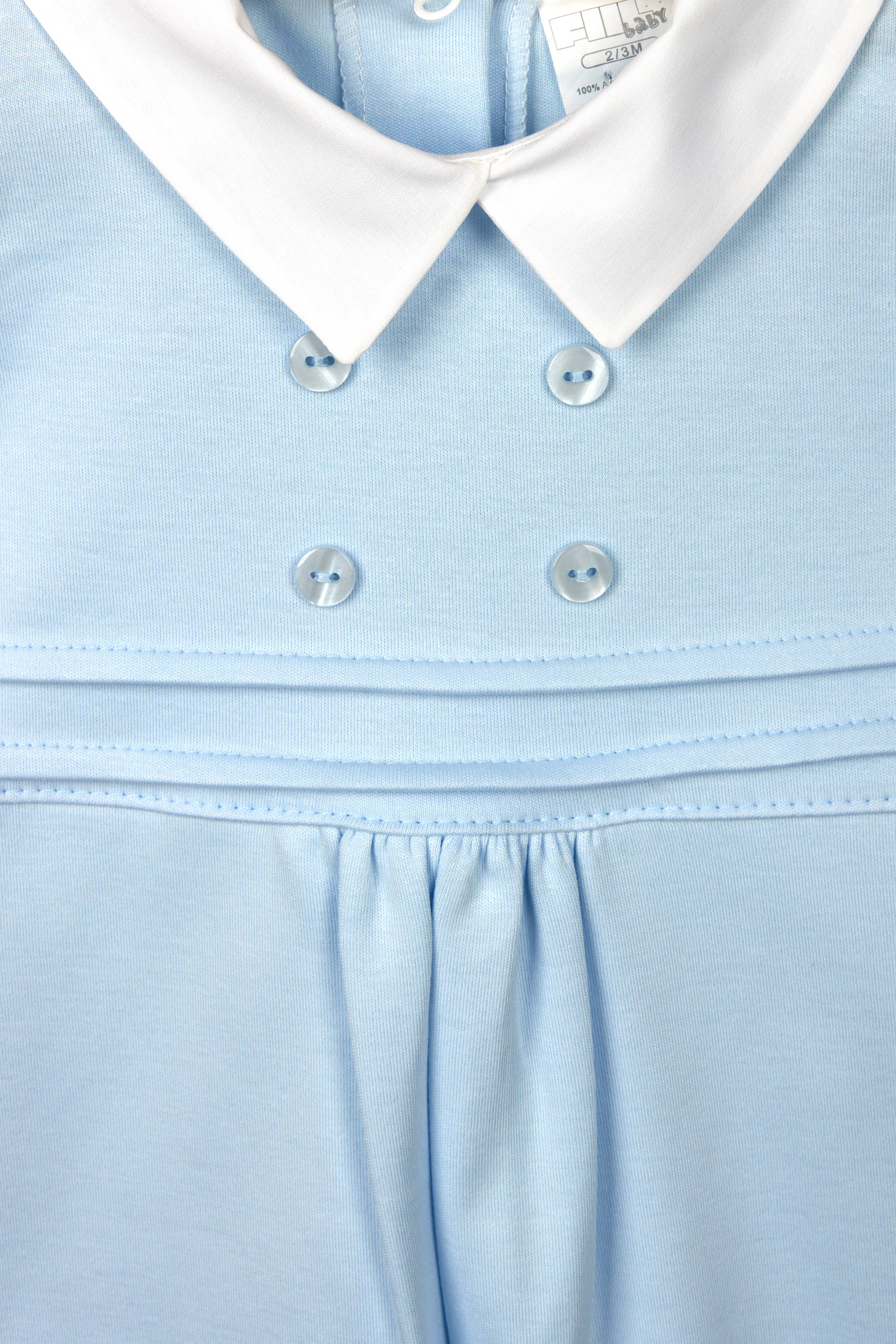 Amorim Gerações, LDA - Wholesale Jumpsuit - Baby - Baby Boy Buttons Cotton Babygrow 2510B3