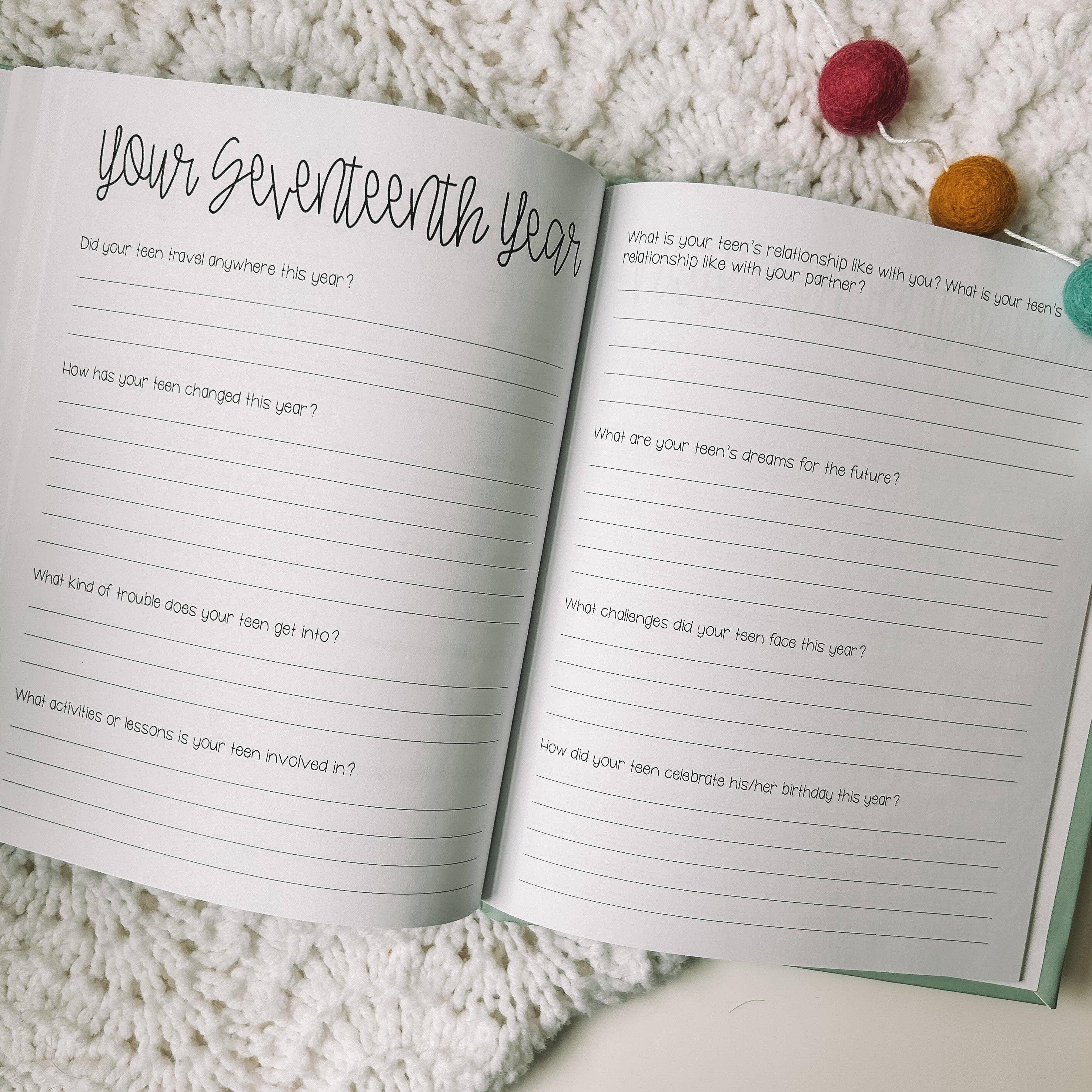 This Little Love Co - Wholesale Journal/Diary - Raising You: Childhood Memory Journal9