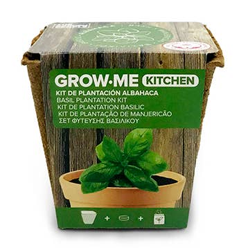 JARDIN Y NATURA OUTDOOR & GARDEN PRODUCTS SL - Wholesale Plant Seeds - Basil grow kit - GROW ME KITCHEN BASIL0