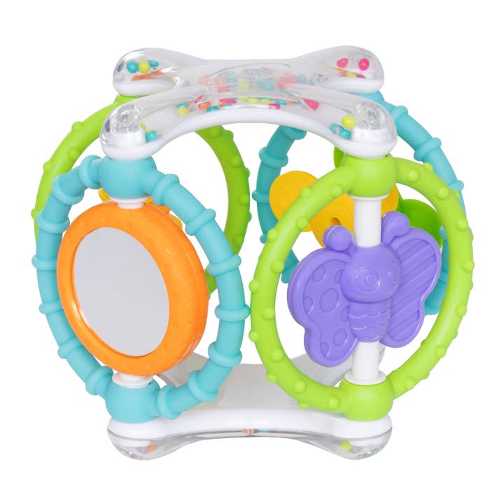 Smart Steps Grab N' Spin Rattle and Teether for wholesale by Alpha Toys