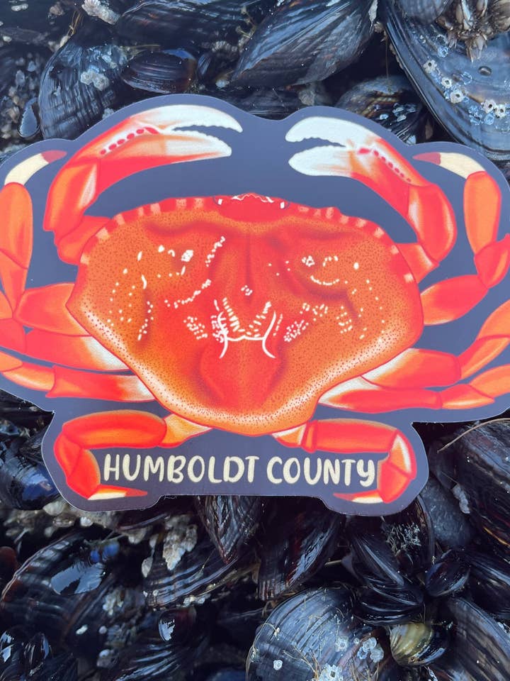 Crabe dormeur du comté de Humboldt pour la vente par Coastal Haze Designs