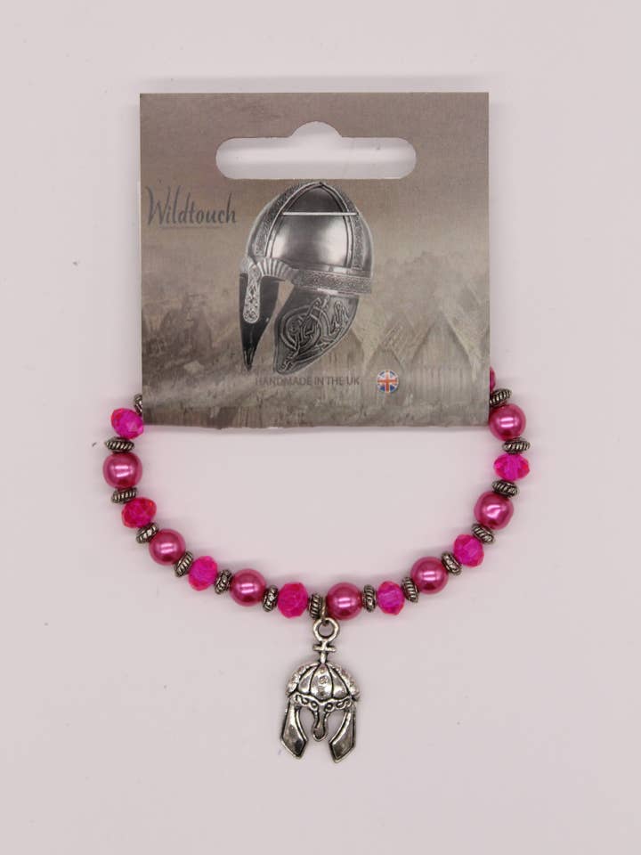 Viking kralenarmband met Tibetaanse bedeltje voor wholesale door Wildtouch